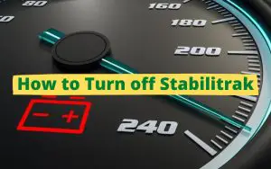 How to Turn off Stabilitrak